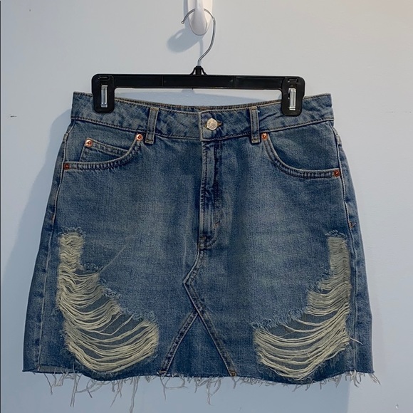 Topshop Jean Skirt - Picture 1 of 6